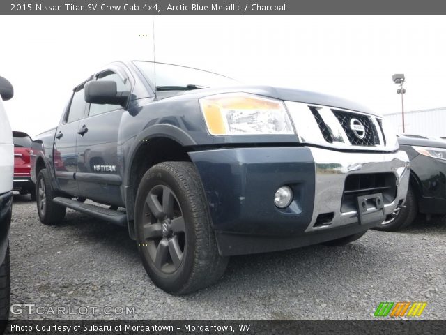 2015 Nissan Titan SV Crew Cab 4x4 in Arctic Blue Metallic