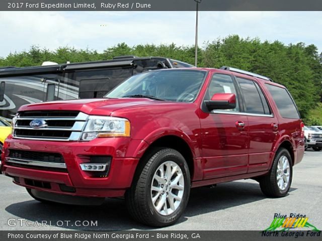 2017 Ford Expedition Limited in Ruby Red