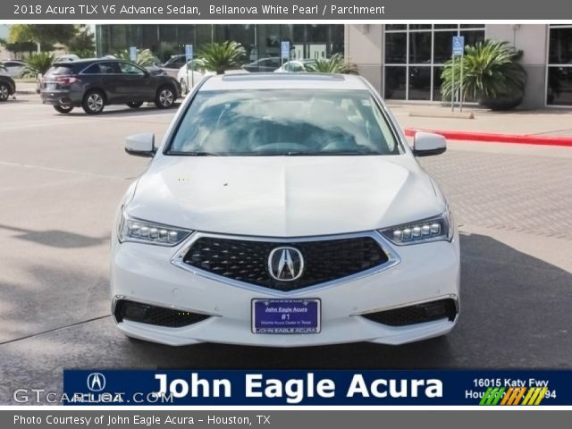 2018 Acura TLX V6 Advance Sedan in Bellanova White Pearl