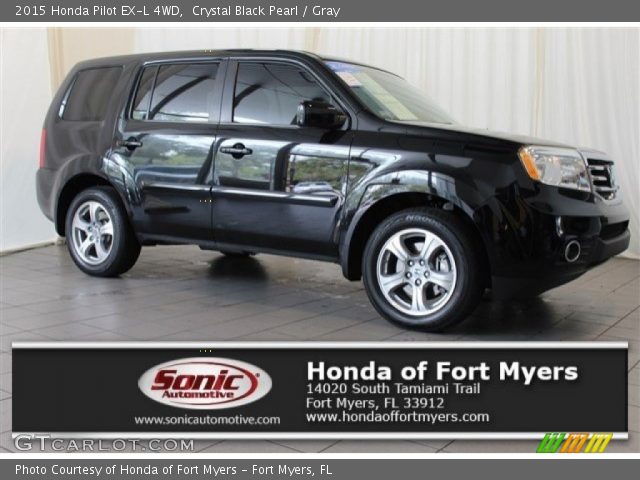 2015 Honda Pilot EX-L 4WD in Crystal Black Pearl