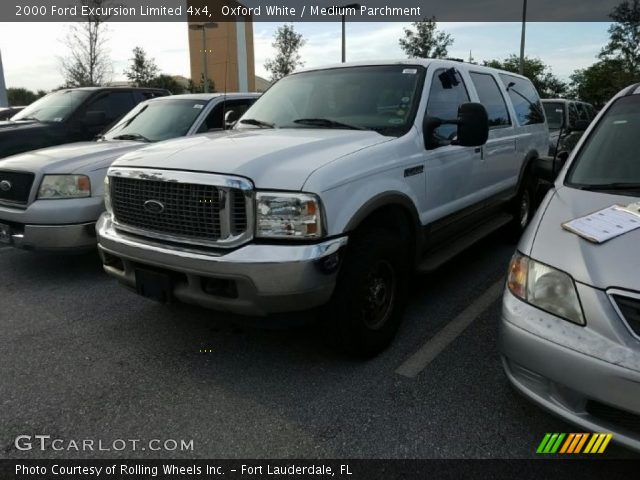 2000 Ford Excursion Limited 4x4 in Oxford White