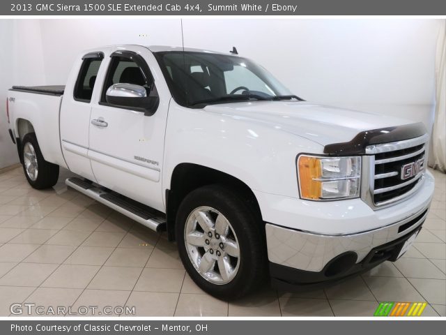 2013 GMC Sierra 1500 SLE Extended Cab 4x4 in Summit White