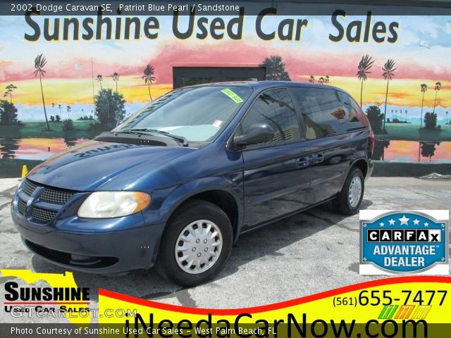 2002 Dodge Caravan SE in Patriot Blue Pearl