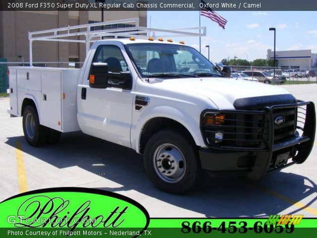 2008 Ford F350 Super Duty XL Regular Cab Chassis Commercial in Oxford White