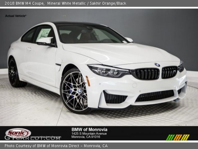 2018 BMW M4 Coupe in Mineral White Metallic