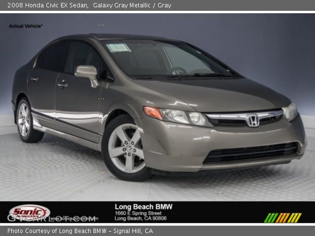 2008 Honda Civic EX Sedan in Galaxy Gray Metallic