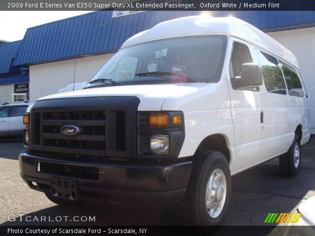 2009 Ford E Series Van E350 Super Duty XL Extended Passenger in Oxford White