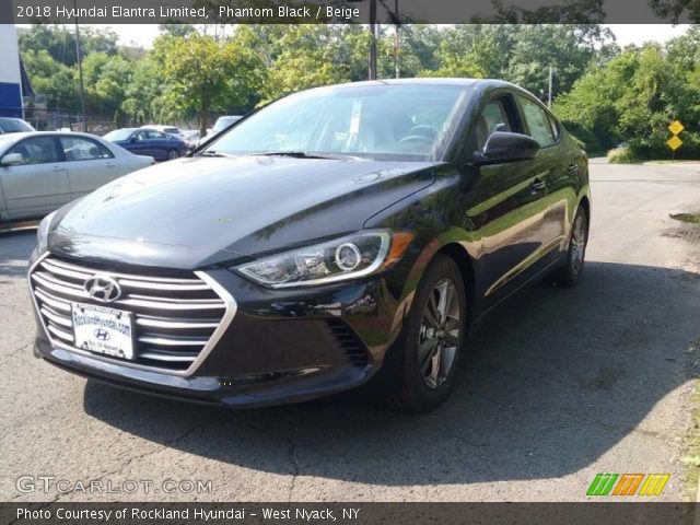 2018 Hyundai Elantra Limited in Phantom Black