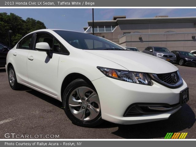 2013 Honda Civic LX Sedan in Taffeta White