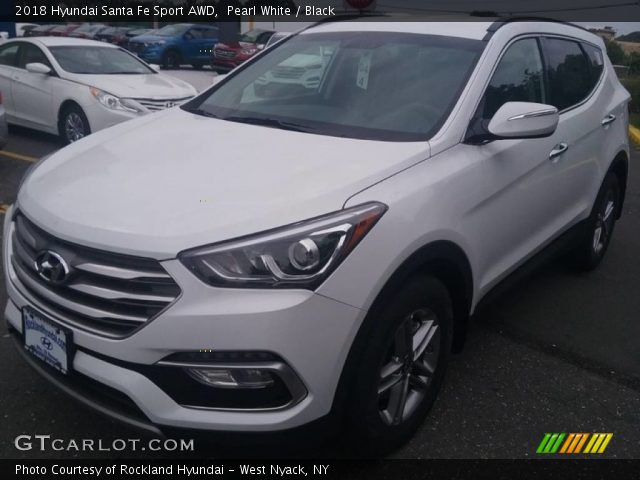 2018 Hyundai Santa Fe Sport AWD in Pearl White