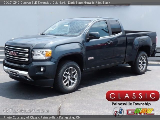 2017 GMC Canyon SLE Extended Cab 4x4 in Dark Slate Metallic