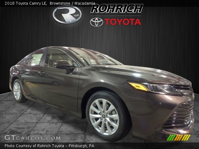 2018 Toyota Camry LE in Brownstone