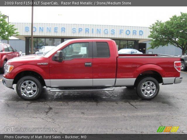 2009 Ford F150 XLT SuperCab in Razor Red Metallic