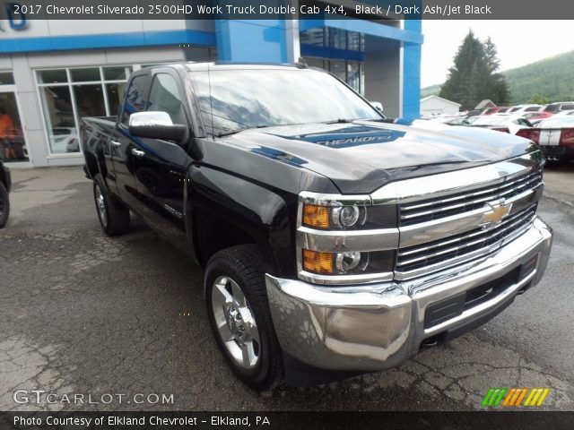 2017 Chevrolet Silverado 2500HD Work Truck Double Cab 4x4 in Black