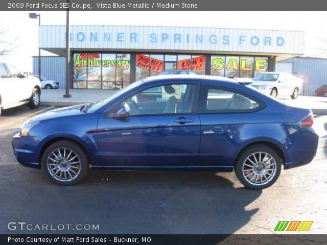 2009 Ford Focus SES Coupe in Vista Blue Metallic