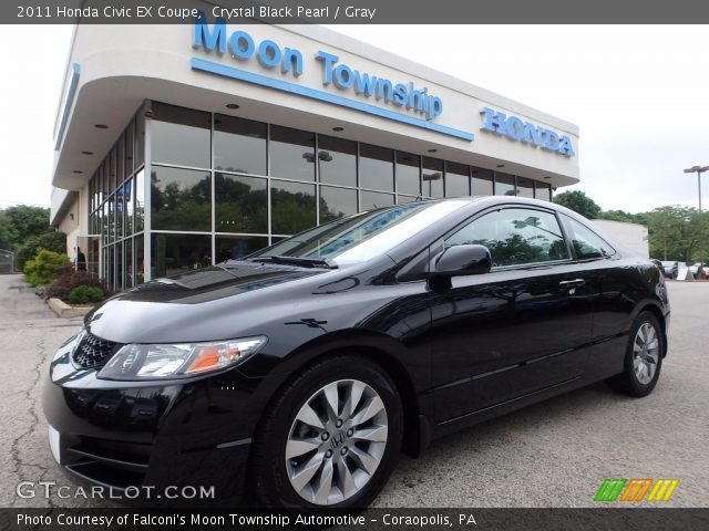 2011 Honda Civic EX Coupe in Crystal Black Pearl