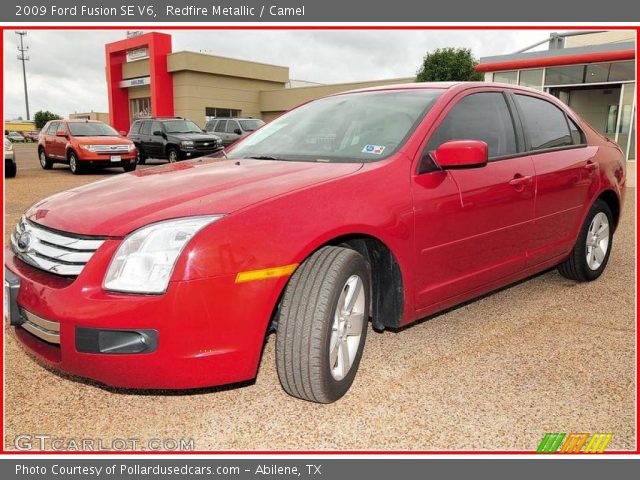 2009 Ford Fusion SE V6 in Redfire Metallic