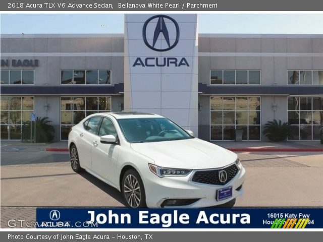 2018 Acura TLX V6 Advance Sedan in Bellanova White Pearl