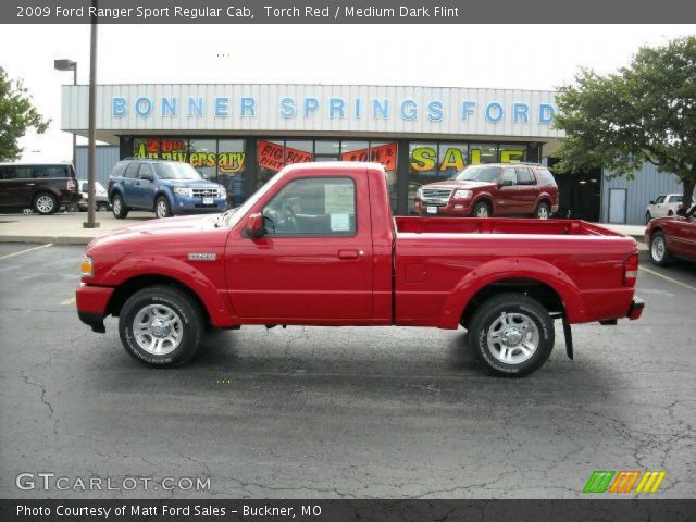 2009 Ford Ranger Sport Regular Cab in Torch Red