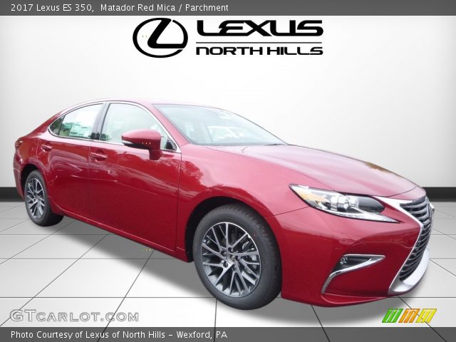 2017 Lexus ES 350 in Matador Red Mica