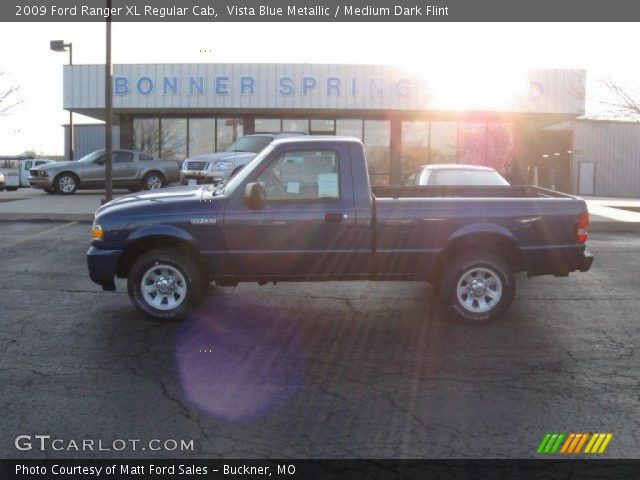 2009 Ford Ranger XL Regular Cab in Vista Blue Metallic