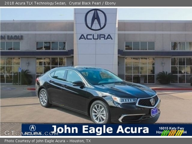 2018 Acura TLX Technology Sedan in Crystal Black Pearl