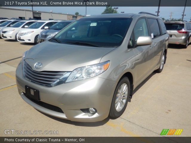 2017 Toyota Sienna XLE in Creme Brulee Mica