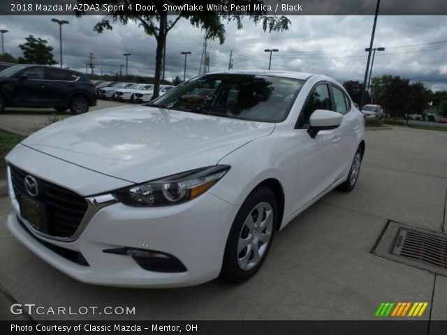 2018 Mazda MAZDA3 Sport 4 Door in Snowflake White Pearl Mica