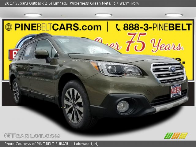 2017 Subaru Outback 2.5i Limited in Wilderness Green Metallic