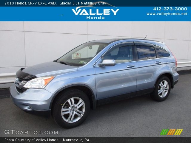 2010 Honda CR-V EX-L AWD in Glacier Blue Metallic