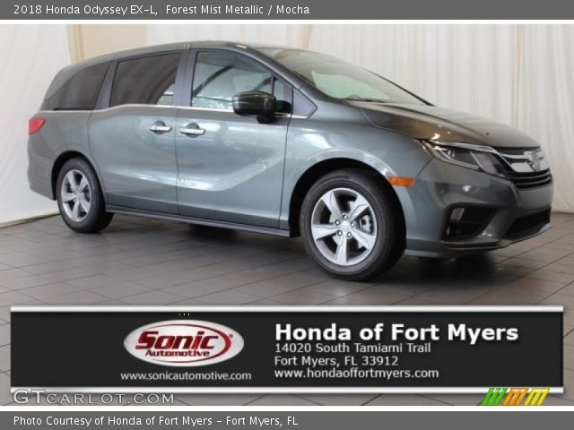 2018 Honda Odyssey EX-L in Forest Mist Metallic