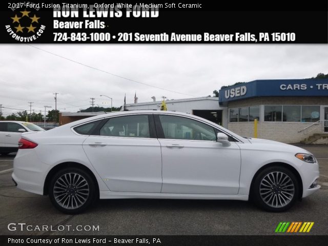 2017 Ford Fusion Titanium in Oxford White
