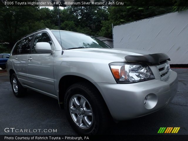 2006 Toyota Highlander V6 4WD in Millenium Silver Metallic