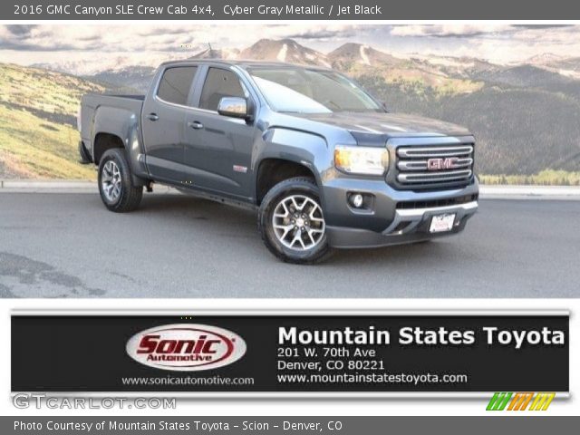 2016 GMC Canyon SLE Crew Cab 4x4 in Cyber Gray Metallic