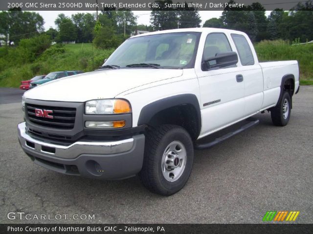 2006 GMC Sierra 2500HD Work Truck Extended Cab in Summit White
