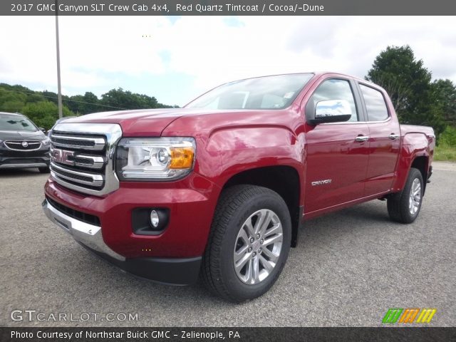 2017 GMC Canyon SLT Crew Cab 4x4 in Red Quartz Tintcoat