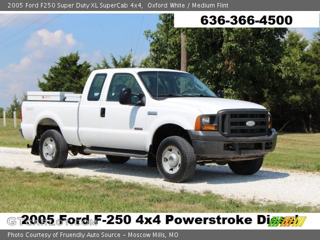 2005 Ford F250 Super Duty XL SuperCab 4x4 in Oxford White