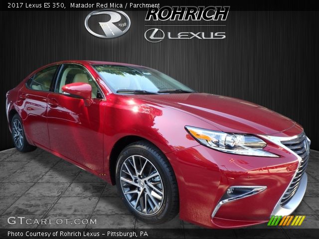 2017 Lexus ES 350 in Matador Red Mica