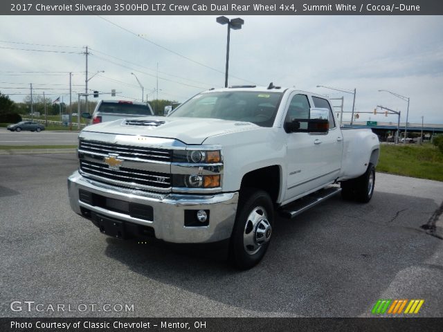 2017 Chevrolet Silverado 3500HD LTZ Crew Cab Dual Rear Wheel 4x4 in Summit White