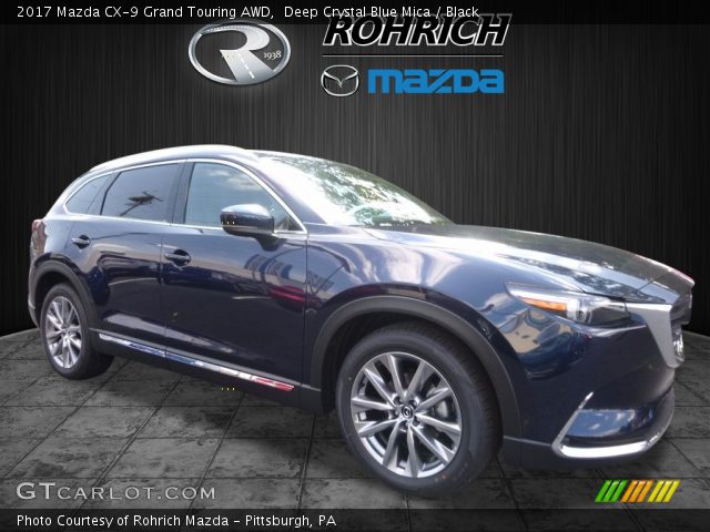 2017 Mazda CX-9 Grand Touring AWD in Deep Crystal Blue Mica