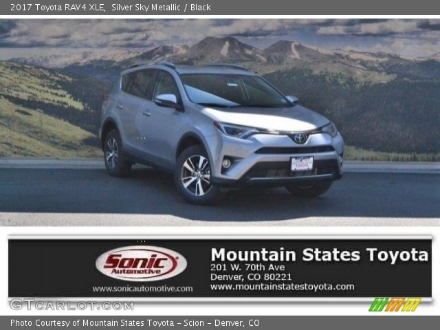 2017 Toyota RAV4 XLE in Silver Sky Metallic