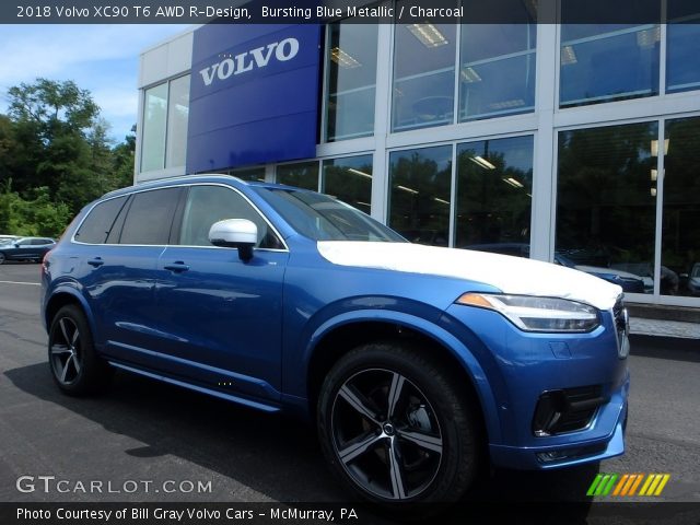 2018 Volvo XC90 T6 AWD R-Design in Bursting Blue Metallic