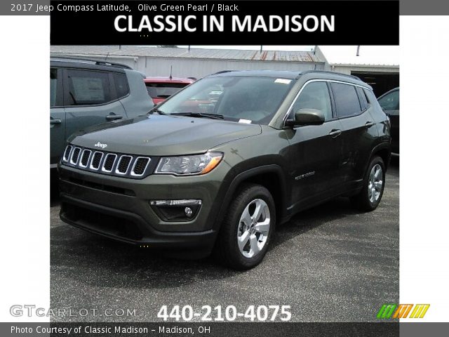2017 Jeep Compass Latitude in Olive Green Pearl
