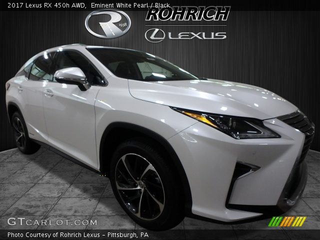 2017 Lexus RX 450h AWD in Eminent White Pearl
