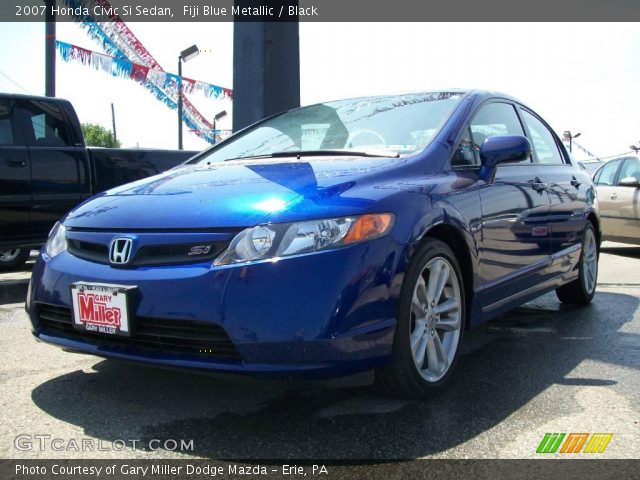 2007 Honda Civic Si Sedan in Fiji Blue Metallic