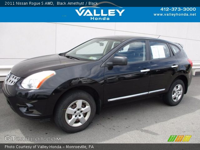 2011 Nissan Rogue S AWD in Black Amethyst