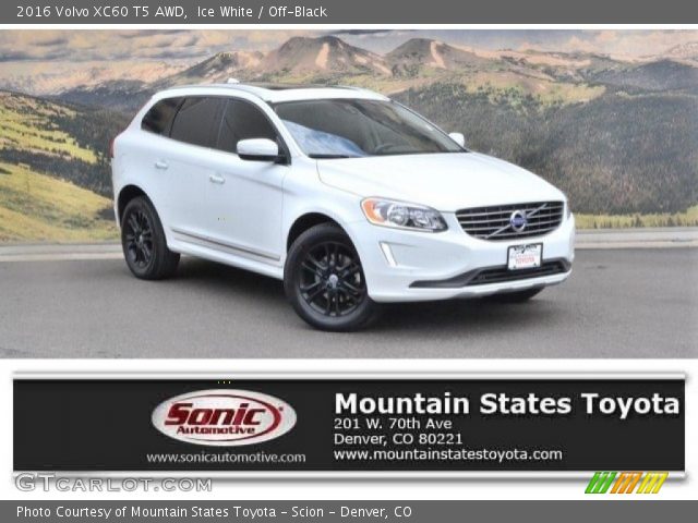 2016 Volvo XC60 T5 AWD in Ice White
