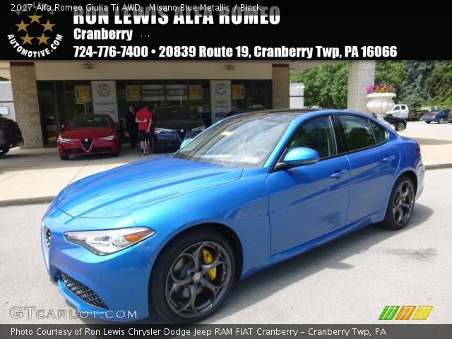 2017 Alfa Romeo Giulia Ti AWD in Misano Blue Metallic