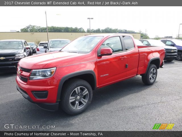 2017 Chevrolet Colorado WT Extended Cab 4x4 in Red Hot