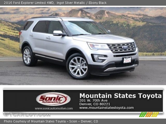 2016 Ford Explorer Limited 4WD in Ingot Silver Metallic